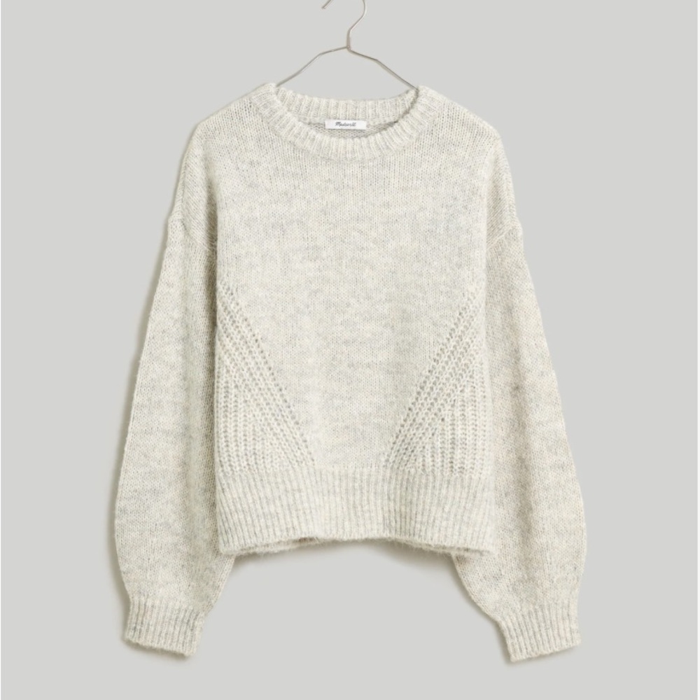 Madewell Wool-Blend Wedge Sweater - Size Large